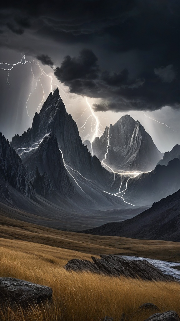 Thunderstorm Majesty: Nature's Fury