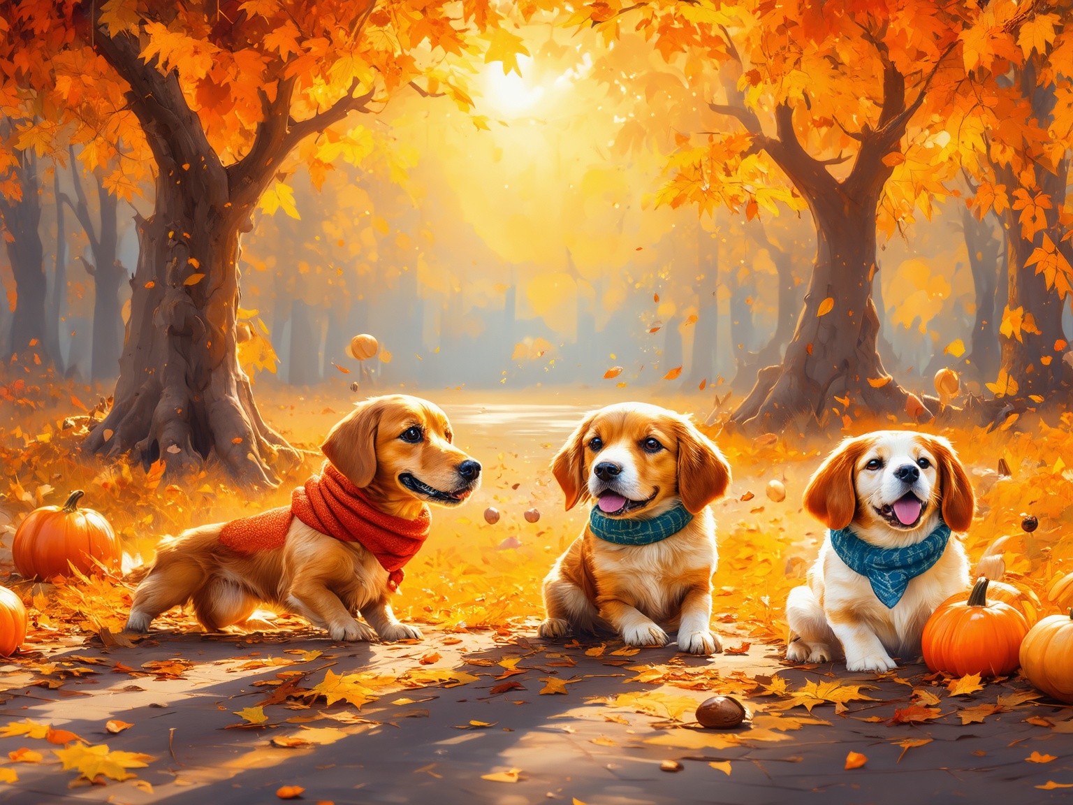 2027 October calendar with dog style.